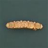 Antique Classic Hair Clip With Matte Gold Plating