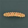 Antique Classic Hair Clip With Matte Gold Plating