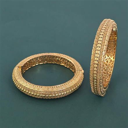 Antique Openable Bangles With Gold Plating