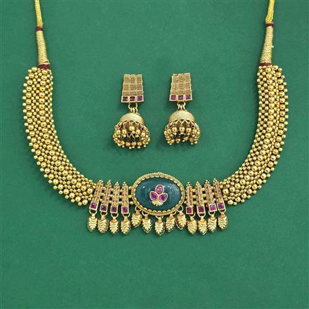 Antique Classic Necklace With Gold Plating