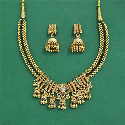 Antique Classic Necklace With Gold Plating