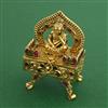 Antique Temple Sindoor Box With Matte Gold Plating
