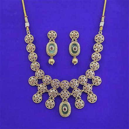 Antique Classic Necklace With Gold Plating