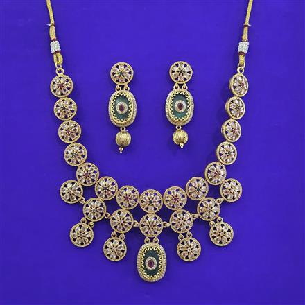 Antique Classic Necklace With Gold Plating