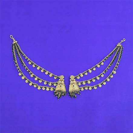 Antique Classic Earring With Matte Gold Plating