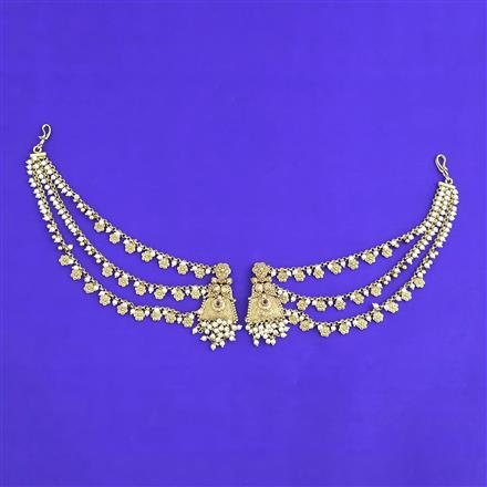 Antique Classic Earring With Matte Gold Plating