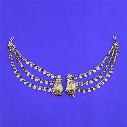 Antique Classic Earring With Matte Gold Plating