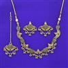 Antique Classic Necklace With Matte Gold Plating