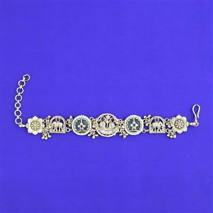 Antique Moti Bracelet With Gold Plating