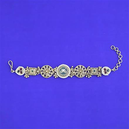 Antique Moti Bracelet With Gold Plating
