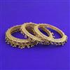 Antique Plain Gold Bangles With Gold Plating