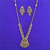 Antique Long Necklace With Gold Plating