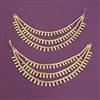 Antique Plain Gold Ear Chain With Gold Plating