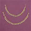 Antique Plain Gold Ear Chain With Gold Plating