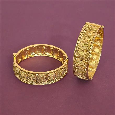 Antique Openable Bangles With Gold Plating