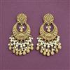 Antique Classic Earring With Matte Gold Plating