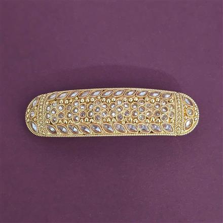 Antique Classic Hair Clip With Gold Plating