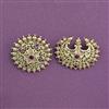 Antique Classic Hair Brooch With Matte Gold Plating