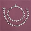 Antique Classic Payal With Rhodium Plating
