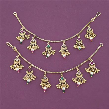 Antique Classic Ear Chain With Gold Plating