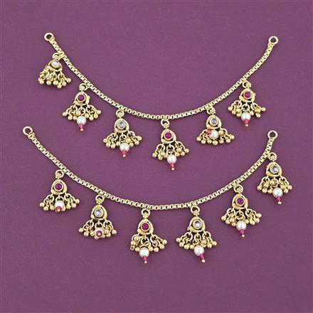 Antique Classic Ear Chain With Gold Plating