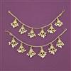 Antique Moti Ear Chain With Gold Plating