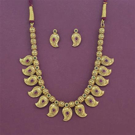Antique Classic Necklace With Gold Plating
