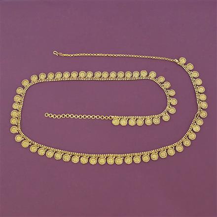 Antique Classic Belt With Gold Plating