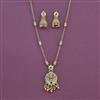 Antique Moti Pendant Set With Gold Plating