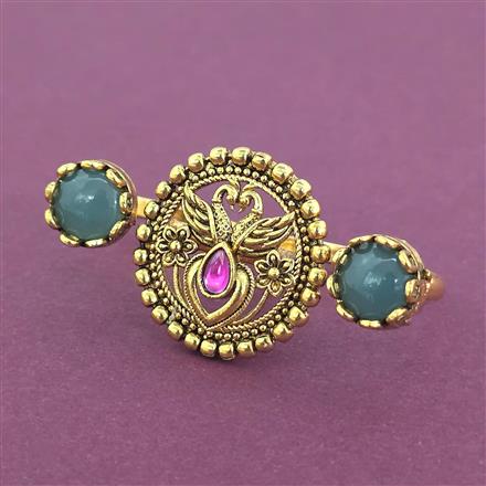 Antique Adjustable Ring With Gold Plating