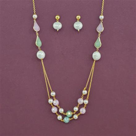 Antique Moti Mala With Gold Plating