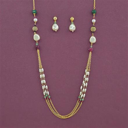 Antique Moti Mala With Gold Plating