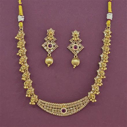 Antique Classic Necklace With Gold Plating
