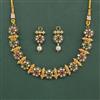 Antique Moti Necklace With Carat Plating