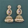 Antique Moti Earring With Mehndi Plating