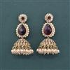 Antique Moti Earring With Mehndi Plating
