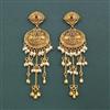 Antique Classic Earring With Matte Gold Plating