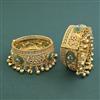 Antique Openable Bangles With Matte Gold Plating