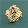 Antique Adjustable Ring With Gold Plating