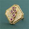 Antique Adjustable Ring With Gold Plating