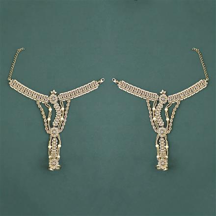 Antique Moti Hath Pan With Mehndi Plating