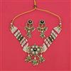 Antique Moti Necklace With Matte Gold Plating