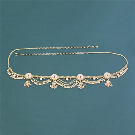 Antique Moti Belt With Gold Plating