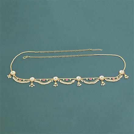 Antique Moti Belt With Gold Plating