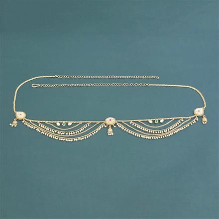 Antique Moti Belt With Gold Plating