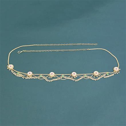 Antique Moti Belt With Gold Plating