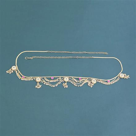 Antique Moti Belt With Gold Plating