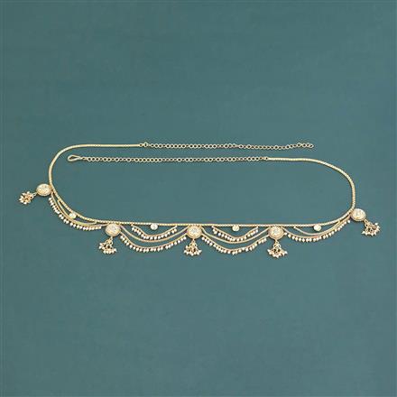 Antique Moti Belt With Gold Plating