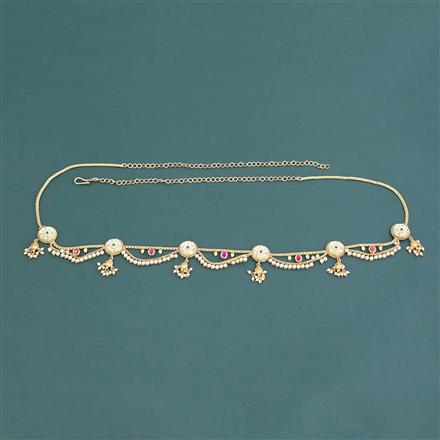 Antique Moti Belt With Gold Plating