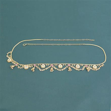 Antique Moti Belt With Gold Plating